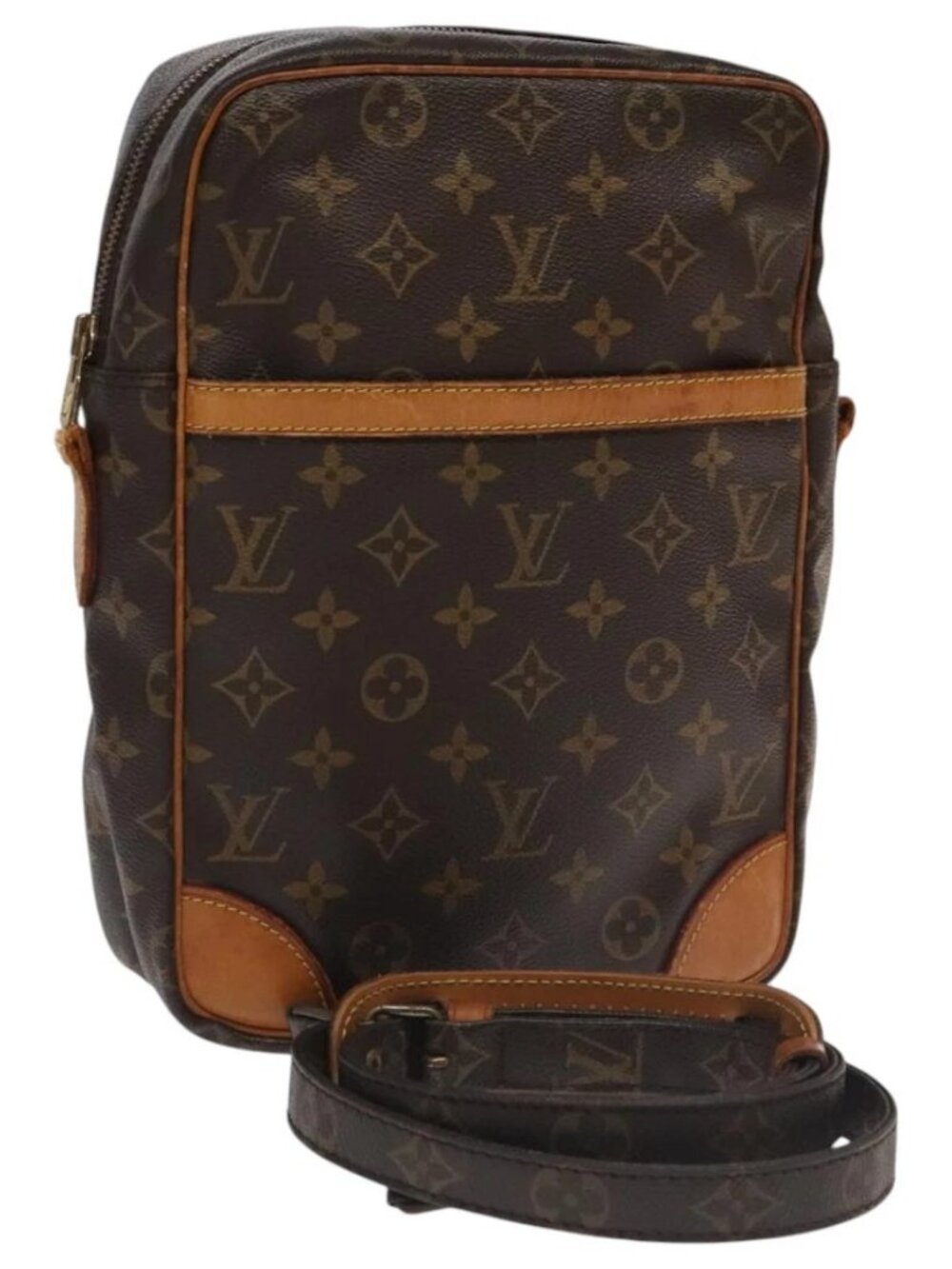 LOUIS VUITTON Monogram Danube MM Shoulder Bag M45264 LV Auth